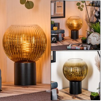 Koyoto Lampada a sfera, Lampada da scrivania, Lampada da tavolo Oro, Chiaro, 1-Luce