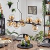 Gastor Lampadario a sospensione, Lampada a sfera, Lampada a sospensione Ambrato, Chiaro, 10-Luci