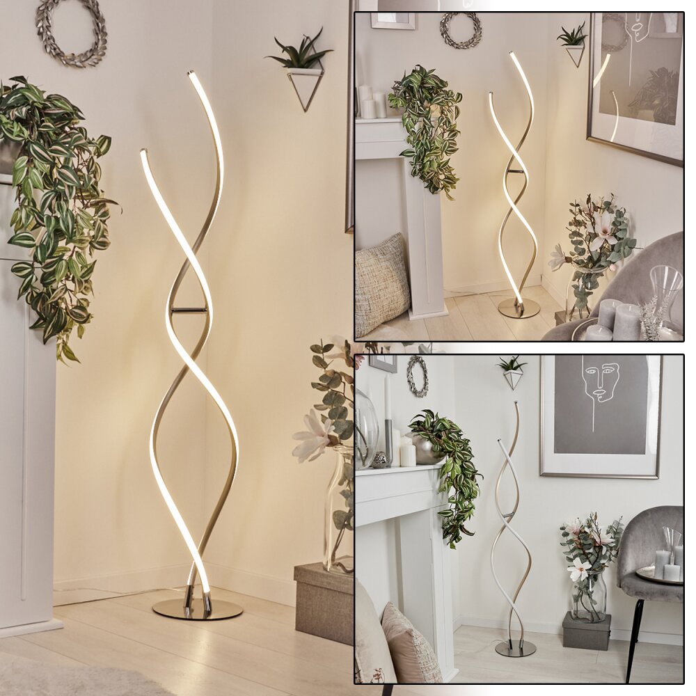 Henrichemont Lampada da terra LED Cromo, Nichel opaco, 1-Luce main product photo