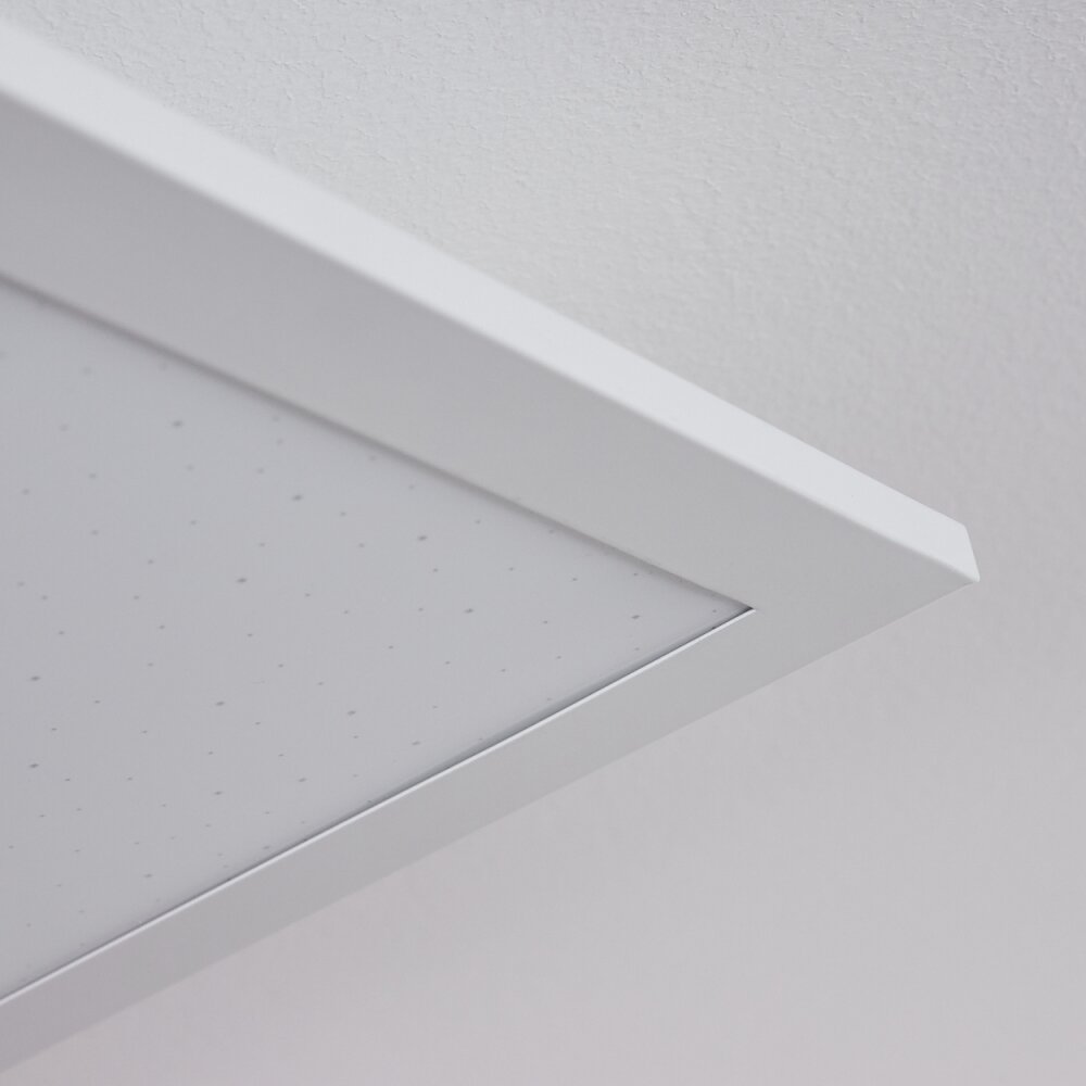 Nexo Plafoniera LED Bianco, 1-Luce, Telecomando