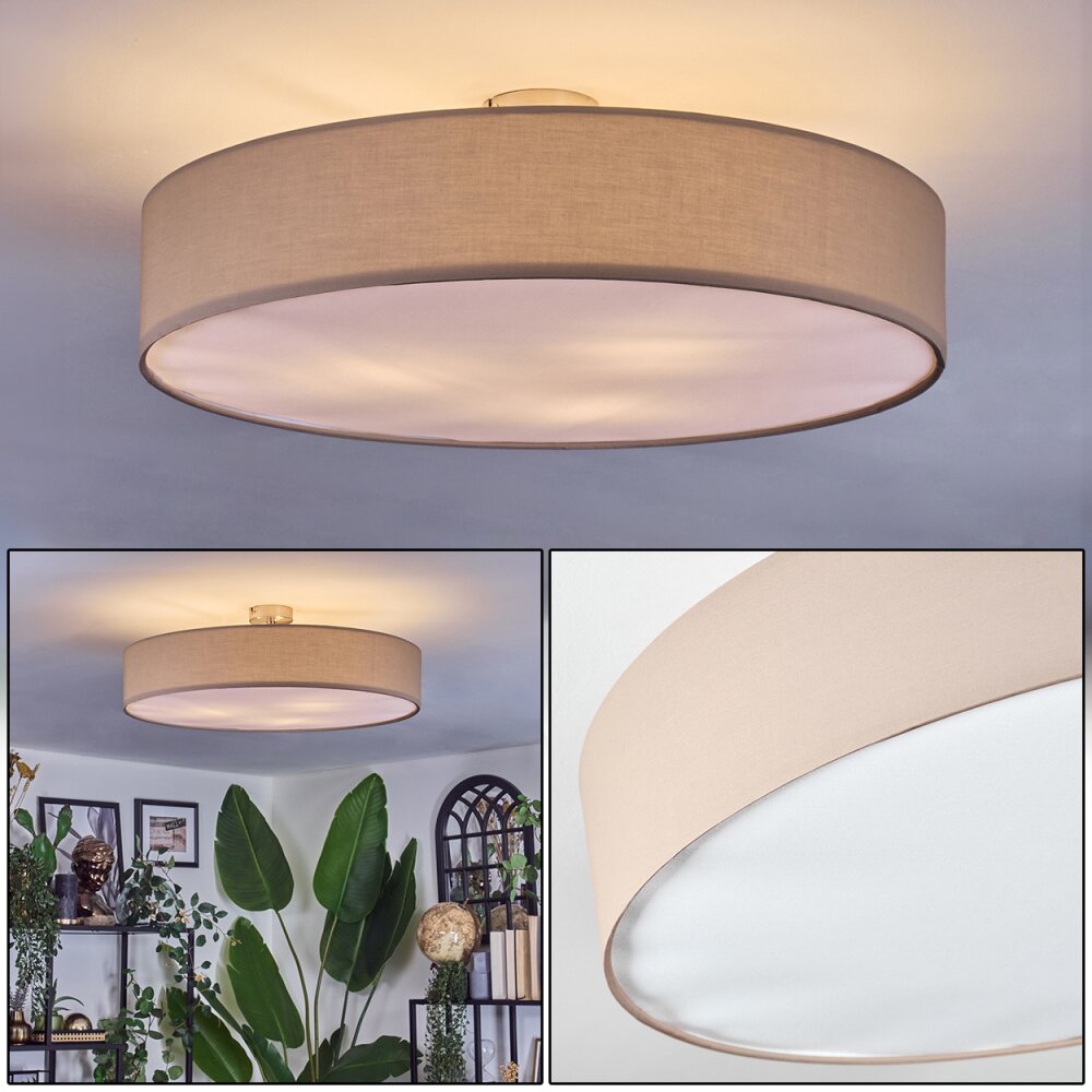 Foggia Plafoniera Nichel opaco, 3-Luci main product photo