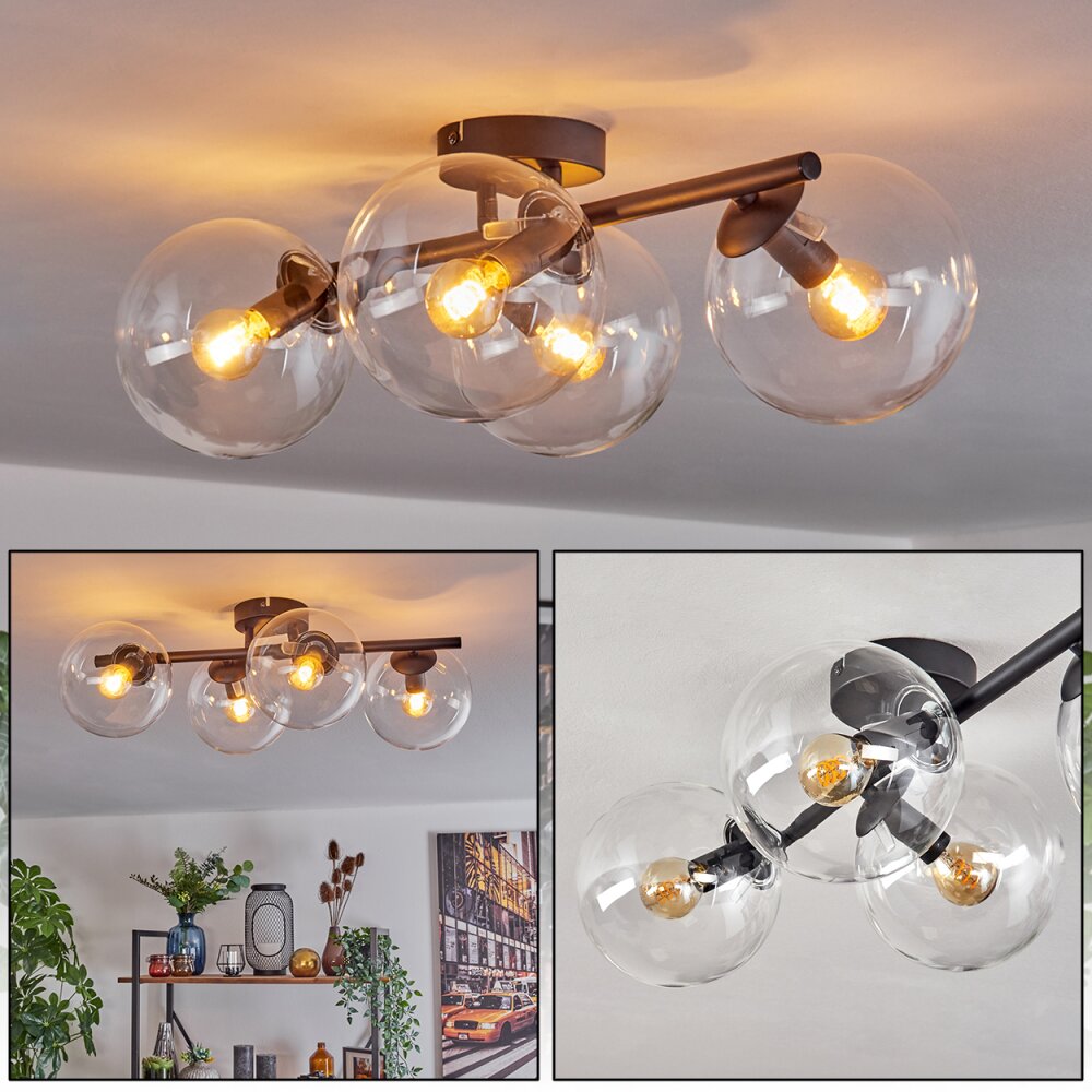 Gastor Plafoniera, Lampada a sfera Chiaro, 4-Luci main product photo