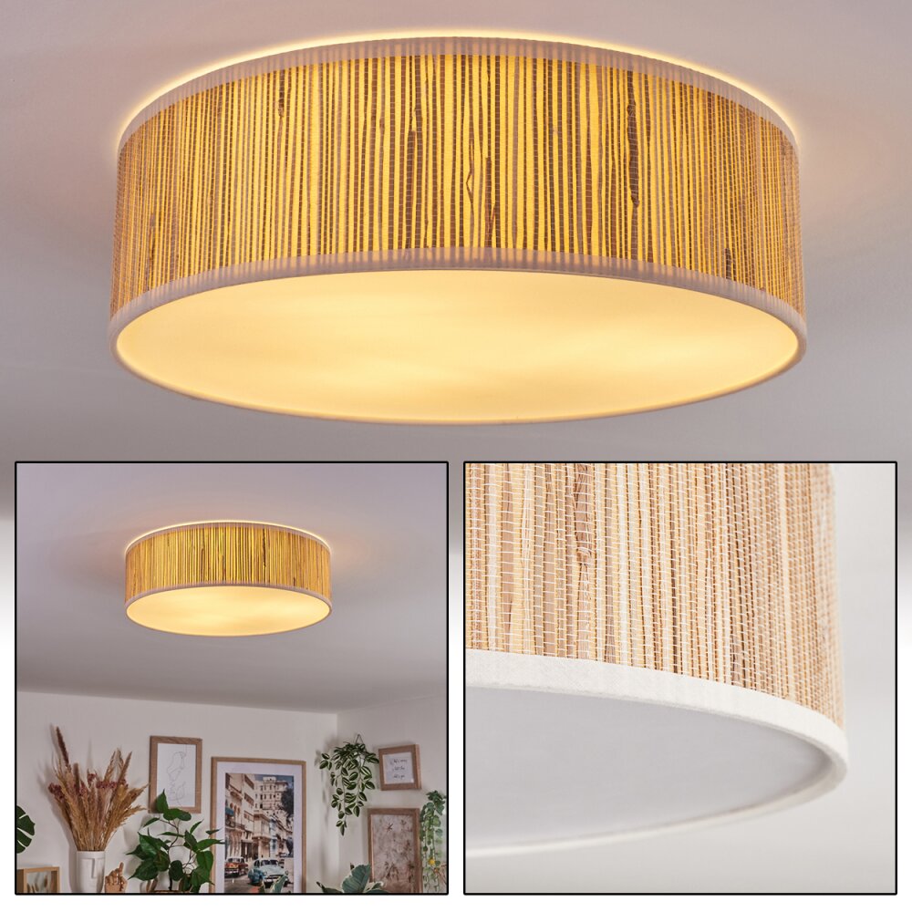 Antillo Plafoniera beige, Écru, Bianco, 3-Luci main product photo