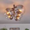 Gastor Plafoniera, Lampada a sfera Chiaro, Grigio fumo, 5-Luci