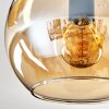 Koyoto Plafoniera, Lampada a sfera Ambrato, 3-Luci