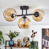 Koyoto Plafoniera, Lampada a sfera Ambrato, 3-Luci