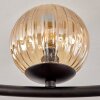 Chehalis Plafoniera, Lampada a sfera Ambrato, Grigio fumo, 12-Luci