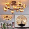Chehalis Plafoniera, Lampada a sfera Ambrato, 12-Luci