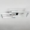 Binor Plafoniera LED Cromo, 1-Luce