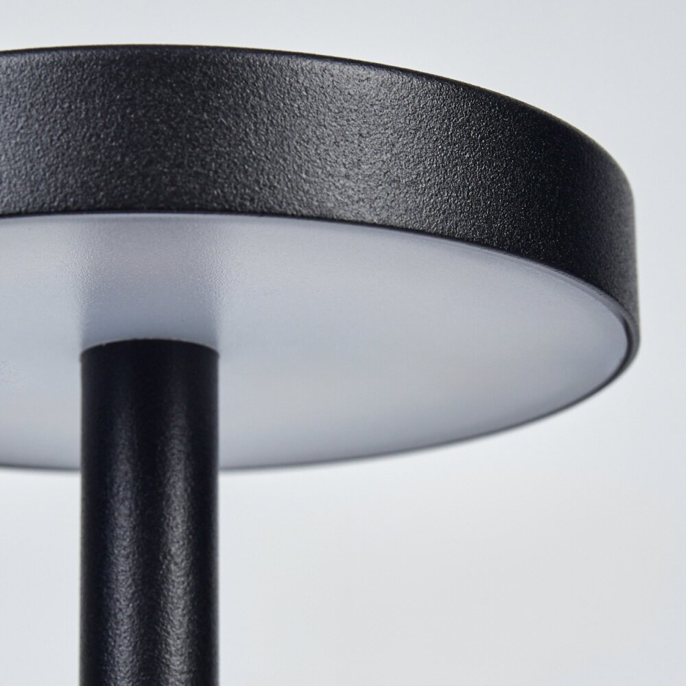Parel Lampada da scrivania, Lampada da tavolo LED Nero, 1-Luce