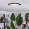 Finsrud Plafoniera, Panel LED Nero, 1-Luce