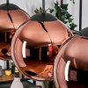 Gastor Lampadario a sospensione, Lampada a sfera, Lampada a sospensione Ramato, 3-Luci
