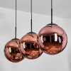 Gastor Lampadario a sospensione, Lampada a sfera, Lampada a sospensione Ramato, 3-Luci