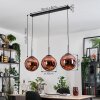 Gastor Lampadario a sospensione, Lampada a sfera, Lampada a sospensione Ramato, 3-Luci