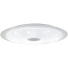 EGLO MORATICA-A Plafoniera LED Trasparente, chiaro, Bianco, 1-Luce, Telecomando