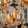 Gastor Lampadario a sospensione, Lampada a sfera, Lampada a sospensione Ambrato, 8-Luci