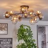 Chehalis Plafoniera, Lampada a sfera 76 cm Ambrato, Chiaro, Grigio fumo, 12-Luci