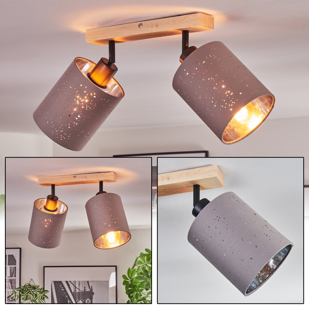 Lendemarke Plafoniera, Faretto da soffitto Écru, Nero, 2-Luci main product photo