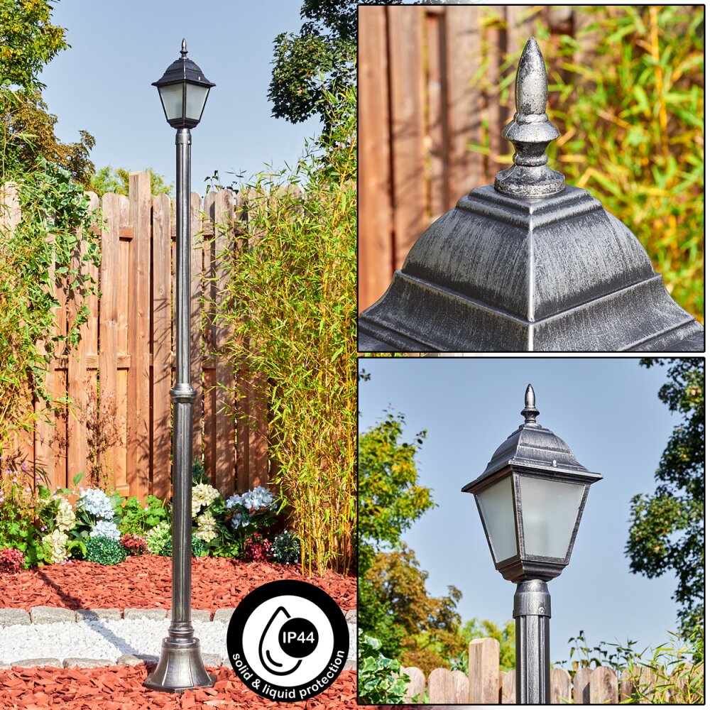 Naofe Lampione multibraccia, Illuminazione viale Nero, Argento, 1-Luce main product photo