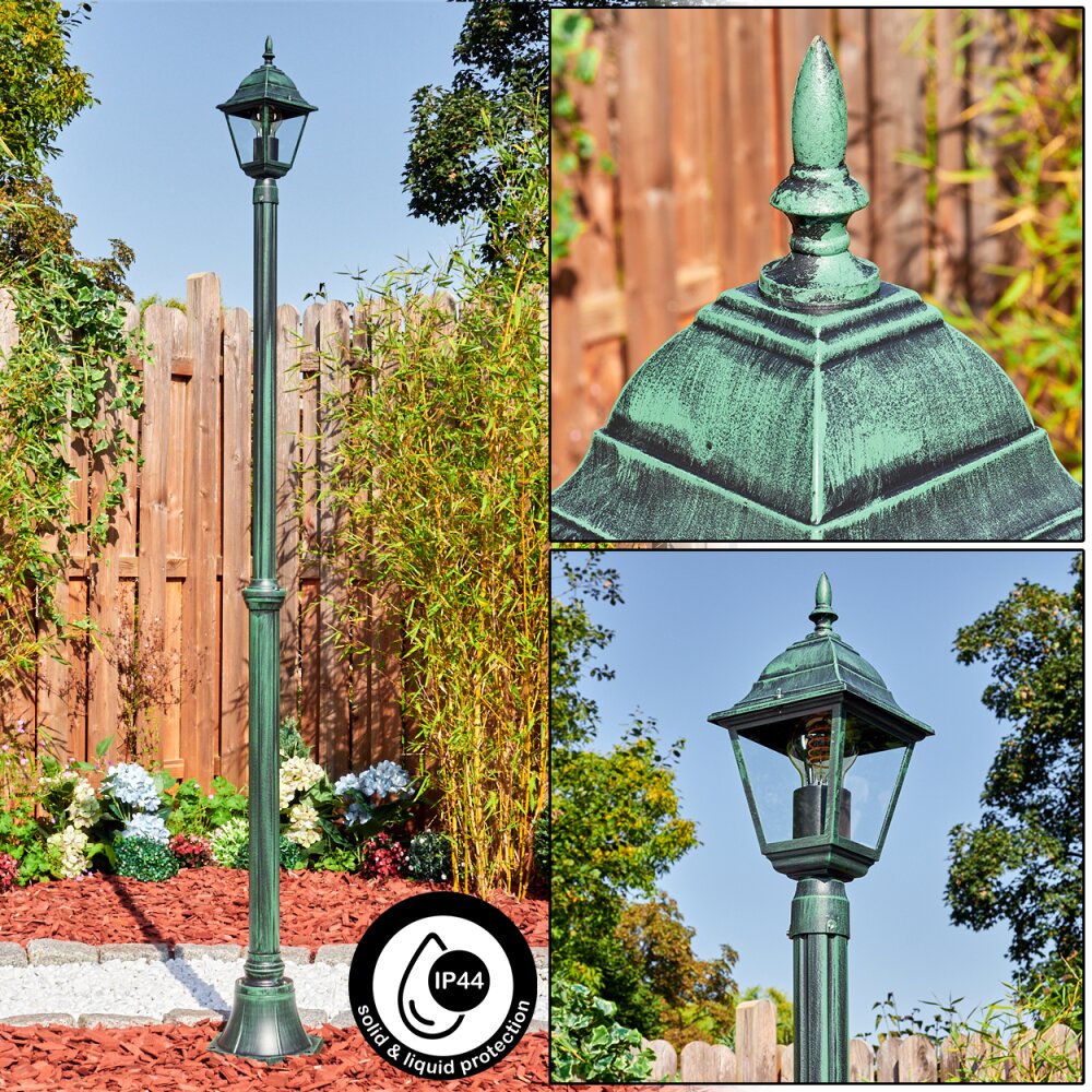 Naofe Lampione multibraccia, Illuminazione viale Verde, Nero, 1-Luce main product photo