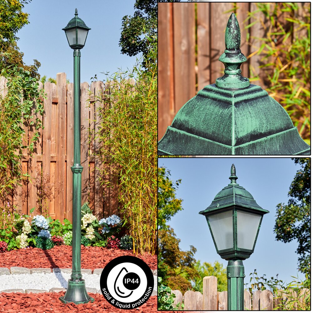 Naofe Lampione multibraccia, Illuminazione viale Verde, Nero, 1-Luce main product photo