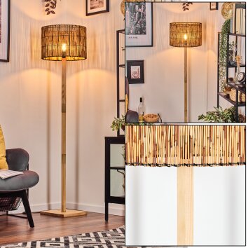 Cando Lampada da terra Écru, 1-Luce
