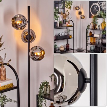 Ripoll Lampada da terra Cromo, Grigio fumo, 3-Luci Ripoll Lampada da terra Cromo, Grigio fumo, 3-Luci