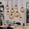 Gastor Lampadario a sospensione, Lampada a sfera, Lampada a sospensione Ambrato, 8-Luci