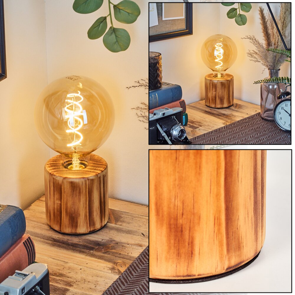 Argea Lampada da scrivania, Lampada da tavolo Écru, Nero, 1-Luce main product photo