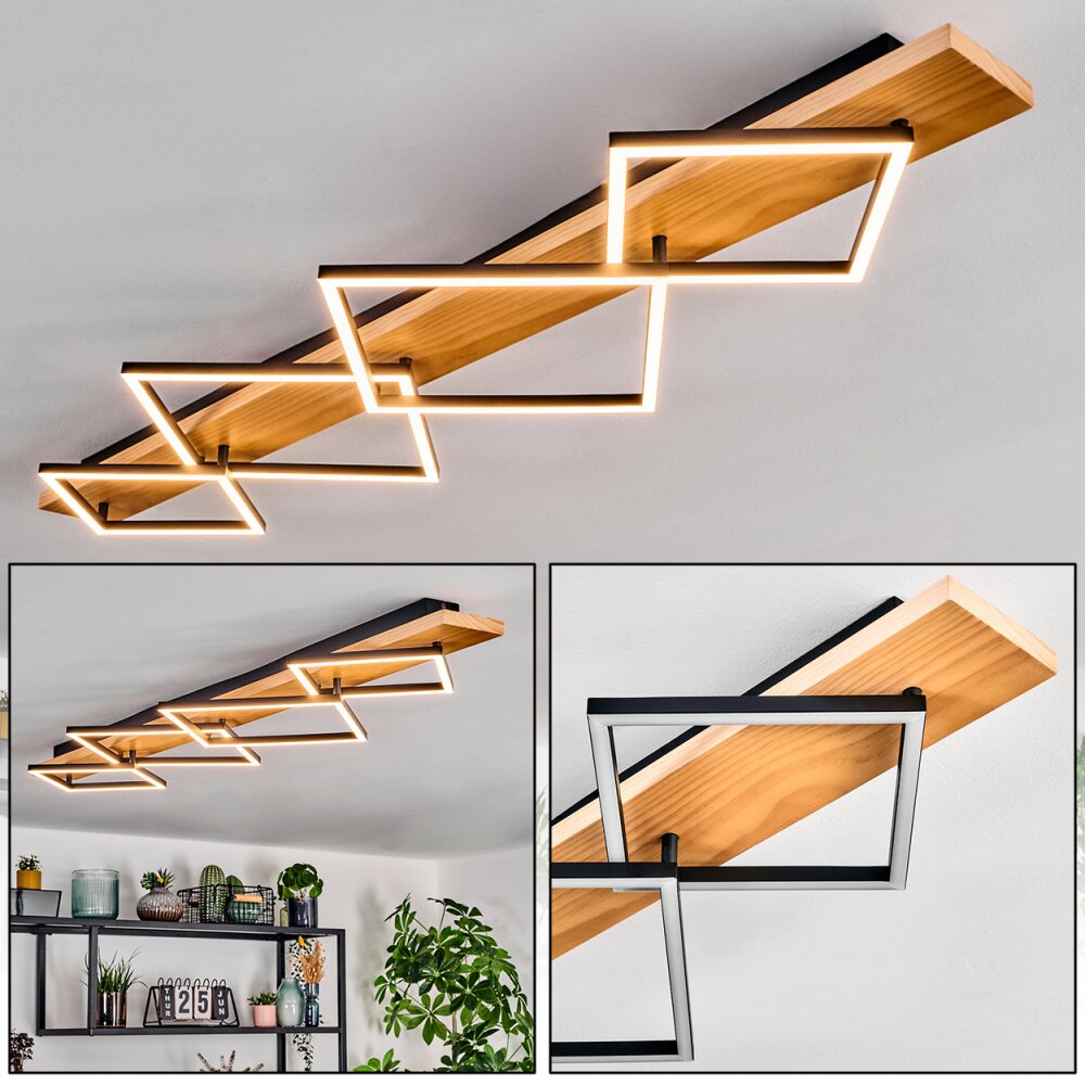 Pompu Plafoniera LED Écru, Nero, 1-Luce main product photo