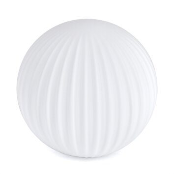 Pralume di vetro Chehalis Vetro di ricambio, pezzo di ricambio 15 cm Bianco Pralume di vetro Chehalis Vetro di ricambio, pezzo di ricambio 15 cm Bianco