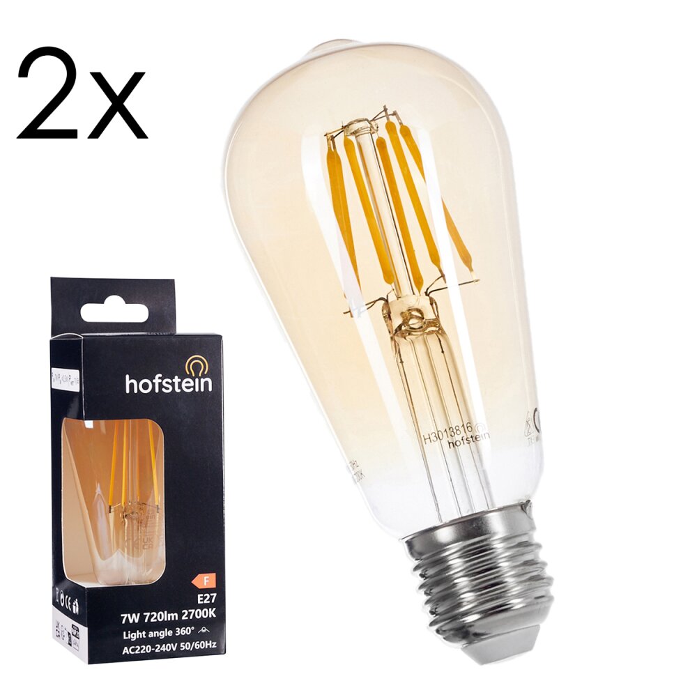 E27 LED 7 Watt Bianco caldo 720 Lumen main product photo