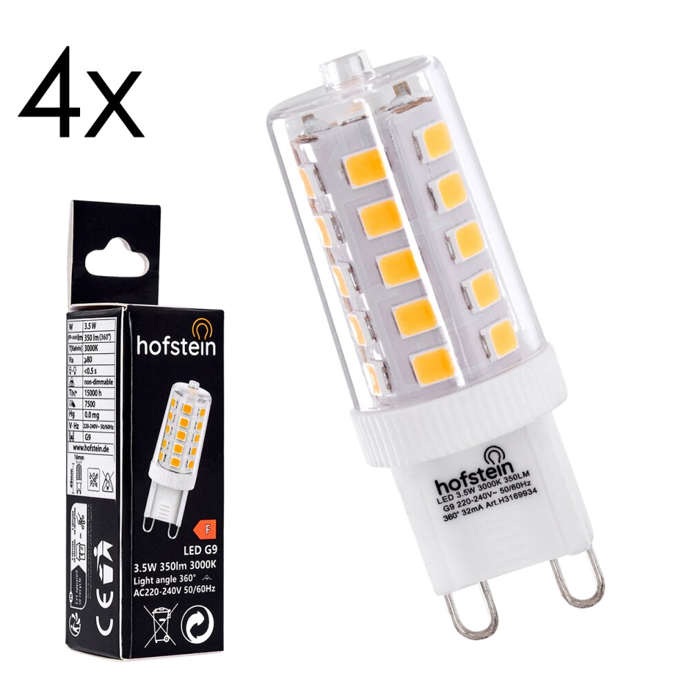 G9 LED 3 Watt Bianco caldo 330 Lumen main product photo