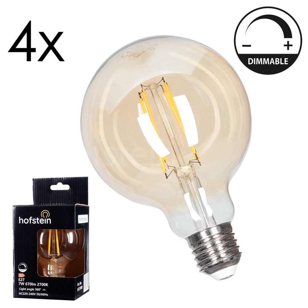 E27 LED 7 Watt Bianco caldo dimmerabile 670 Lumen main product photo