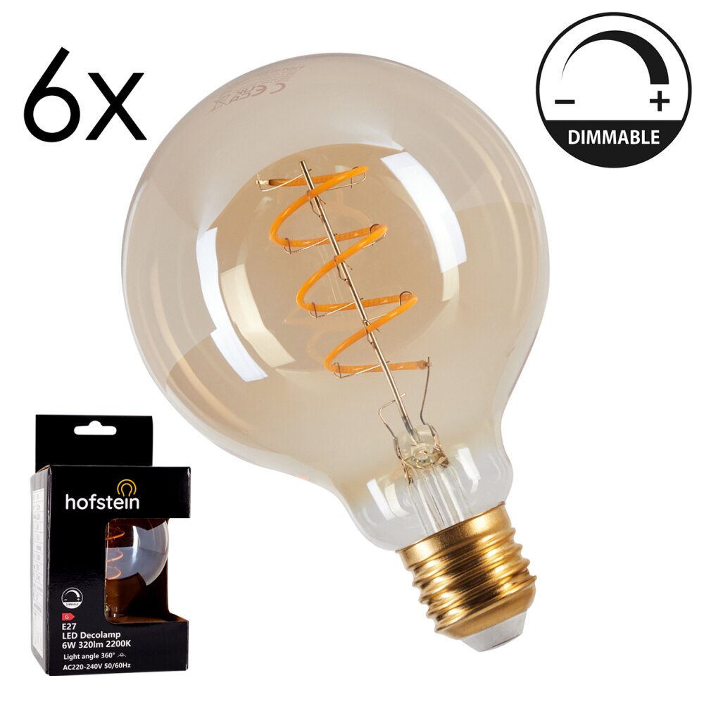 E27 LED 6 Watt Bianco caldo dimmerabile 320 Lumen main product photo