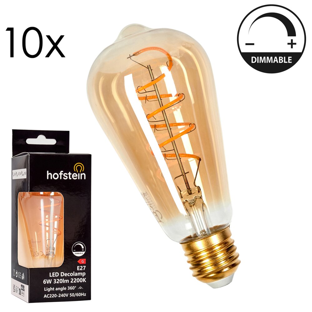 E27 LED 6 Watt Bianco caldo dimmerabile 320 Lumen main product photo