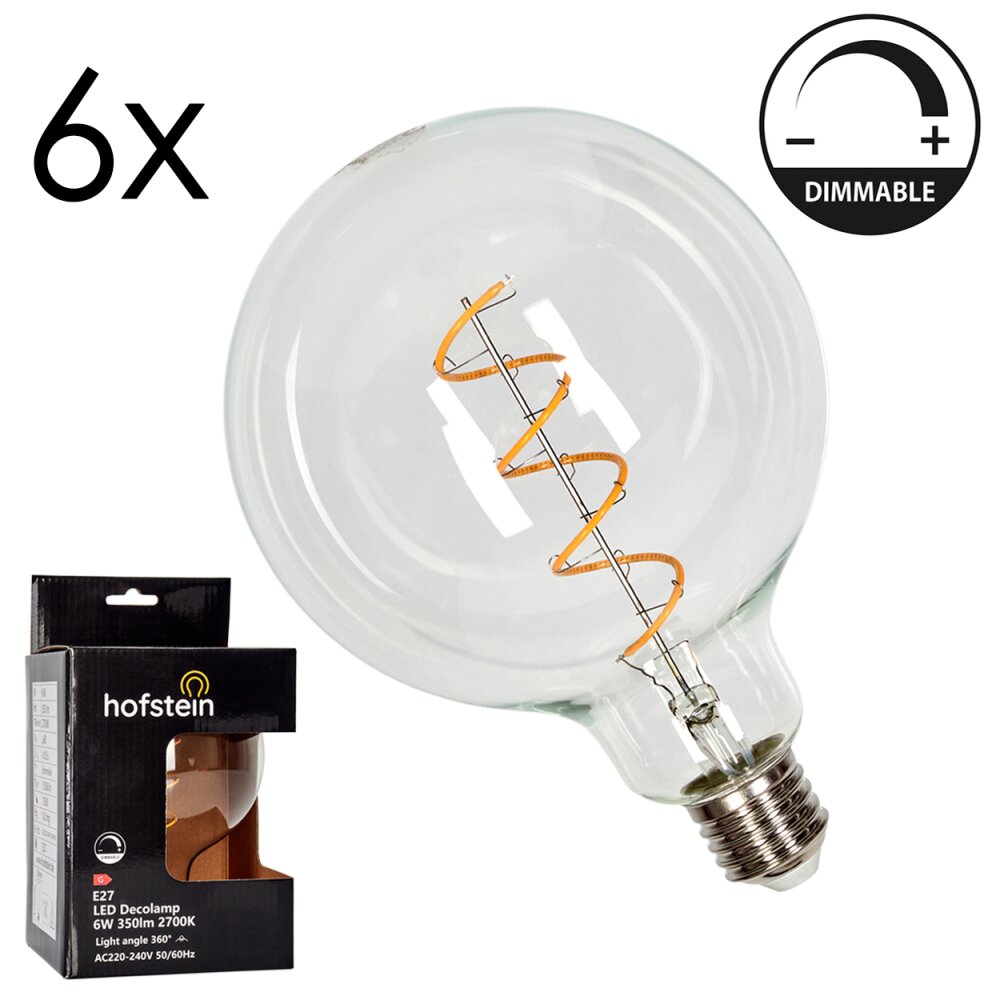 E27 LED 6 Watt Bianco caldo dimmerabile 350 Lumen main product photo