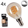 E14 LED 4 Watt Bianco caldo dimmerabile 220 Lumen