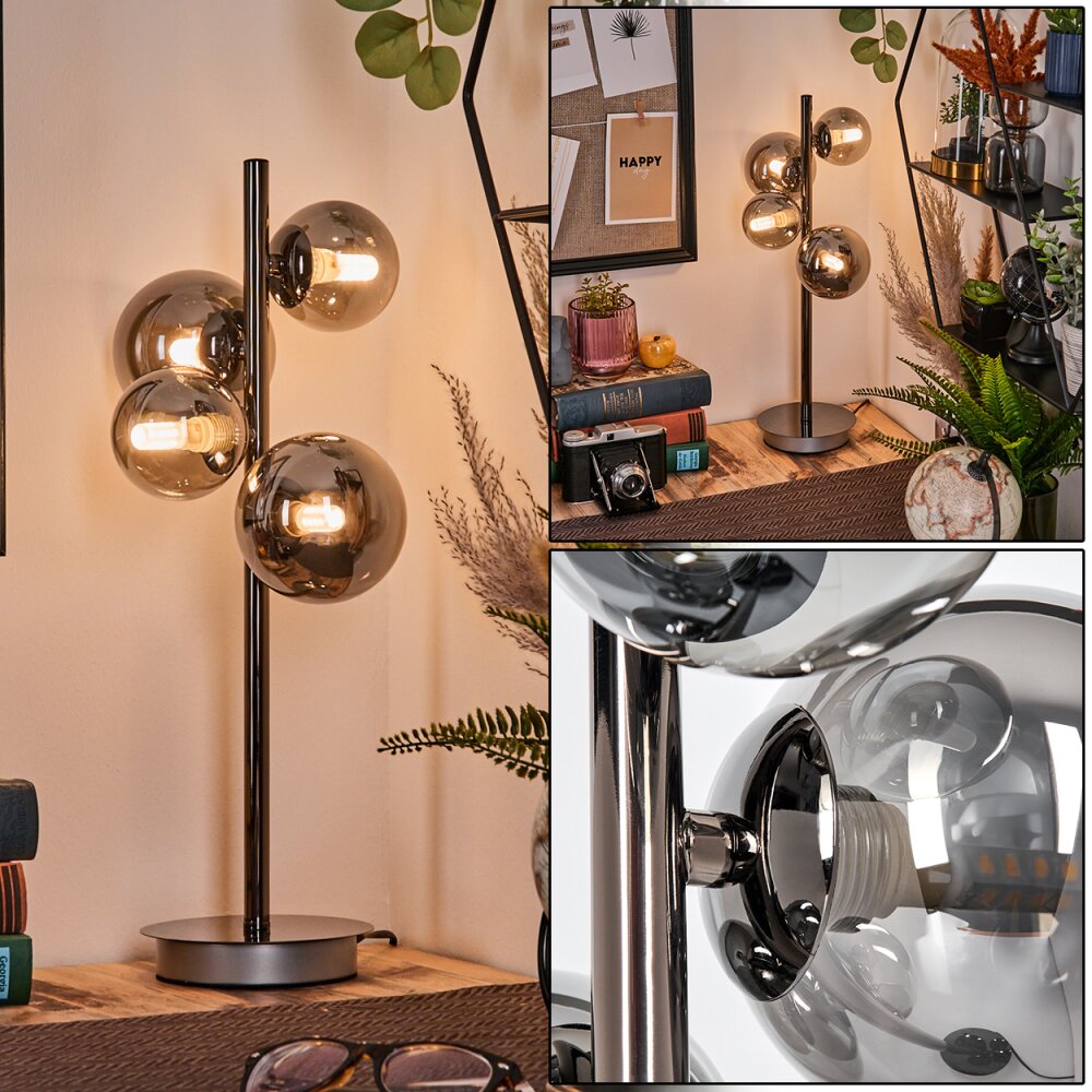 Kasem Lampada da tavolo Nero, 4-Luci main product photo