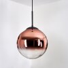 Gastor Lampadario a sospensione, Lampada a sfera, Lampada a sospensione 30 cm Chiaro, Ramato, 1-Luce