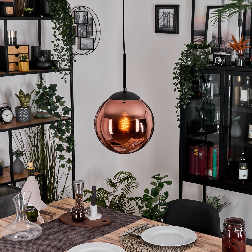 Gastor Lampadario a sospensione, Lampada a sfera, Lampada a sospensione Ramato, 1-Luce main product photo