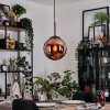 Gastor Lampadario a sospensione, Lampada a sfera, Lampada a sospensione Ramato, 1-Luce