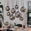 Gastor Lampadario a sospensione, Lampada a sfera, Lampada a sospensione Grigio fumo, 8-Luci Gastor Lampadario a sospensione, Lampada a sfera, Lampada a sospensione Grigio fumo, 8-Luci