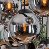 Gastor Lampadario a sospensione, Lampada a sfera, Lampada a sospensione Grigio fumo, 8-Luci Gastor Lampadario a sospensione, Lampada a sfera, Lampada a sospensione Grigio fumo, 8-Luci