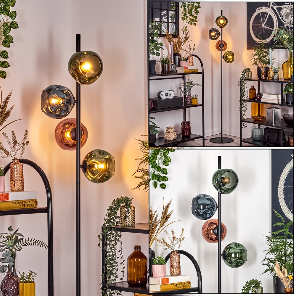Ripoll Lampada da terra Blu, Verde, Ramato, 4-Luci main product photo
