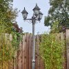 Naofe Lampione multibraccia, Illuminazione viale Nero, Argento, 3-Luci