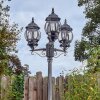 Lentua Lampione multibraccia, Illuminazione viale Nero, Argento, 3-Luci