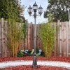 Lentua Lampione multibraccia, Illuminazione viale Nero, Argento, 3-Luci