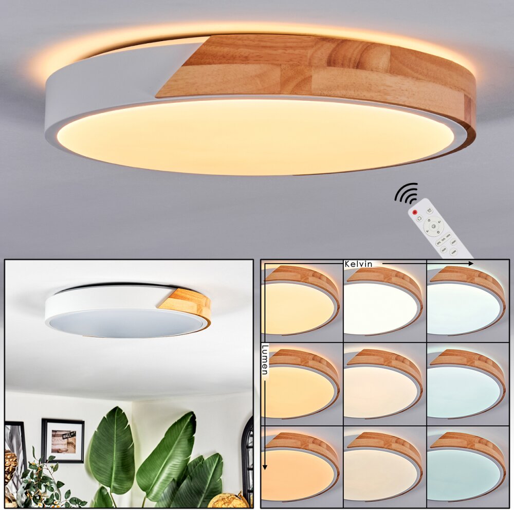 Cadaixo Plafoniera, Panel LED Bianco, 1-Luce, Telecomando main product photo