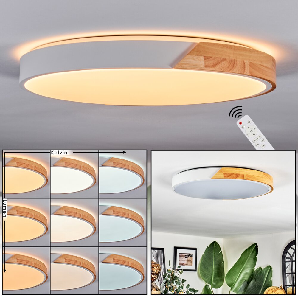 Cadaixo Plafoniera, Panel LED Bianco, 1-Luce, Telecomando main product photo